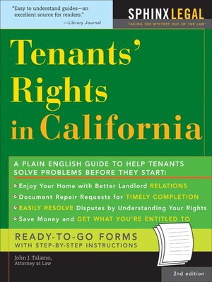 cover image of Tenants' Rights in California